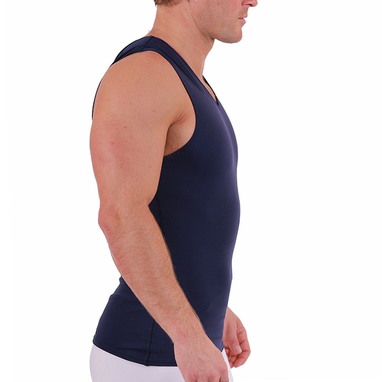 Insta Slim I.S.Pro USA Medium Compression Sleeveless V-Neck Tank 2VAT0N1