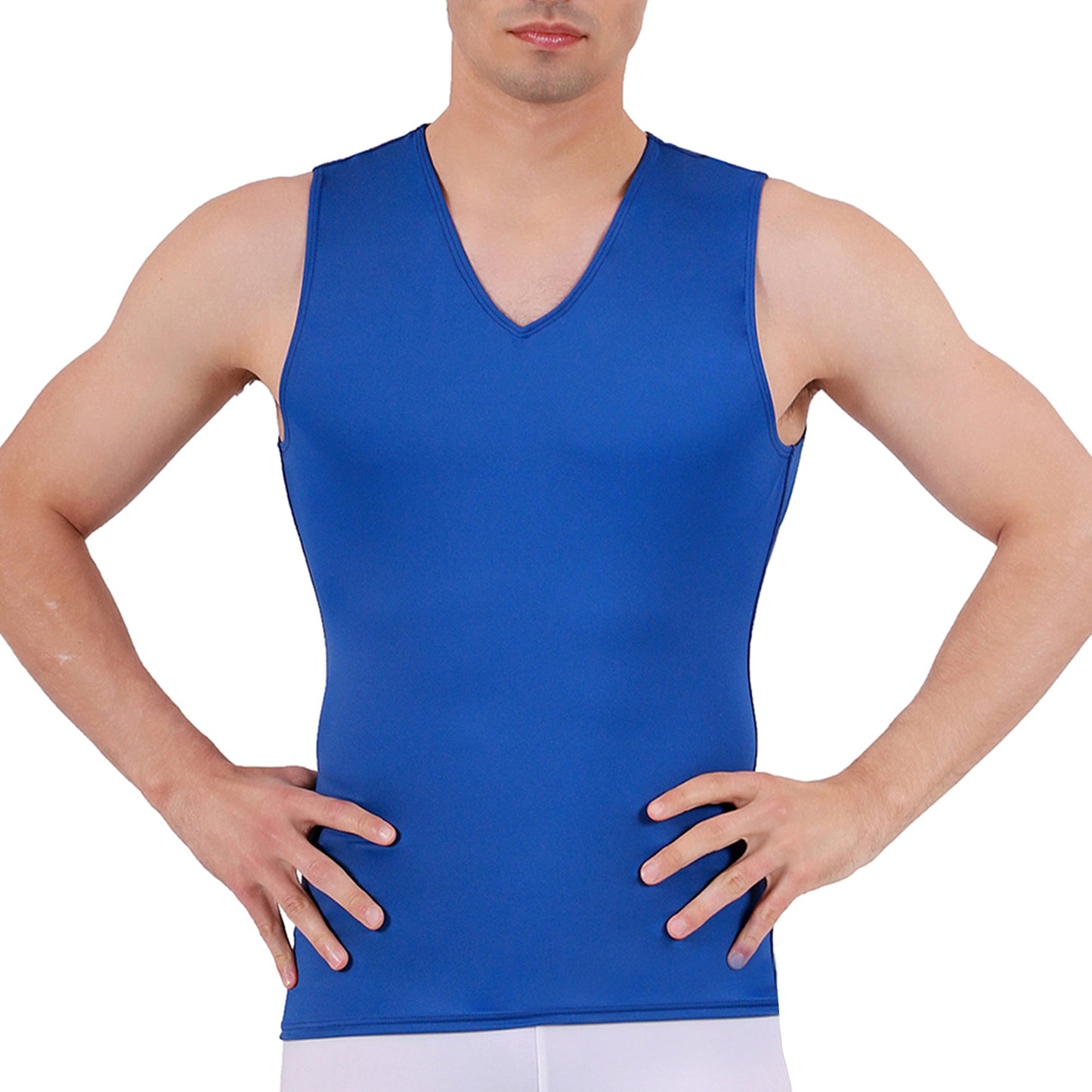 Insta Slim I.S.Pro USA Big & Tall Medium compression Sleeveless V-Neck Tank 2VAT0N1BT