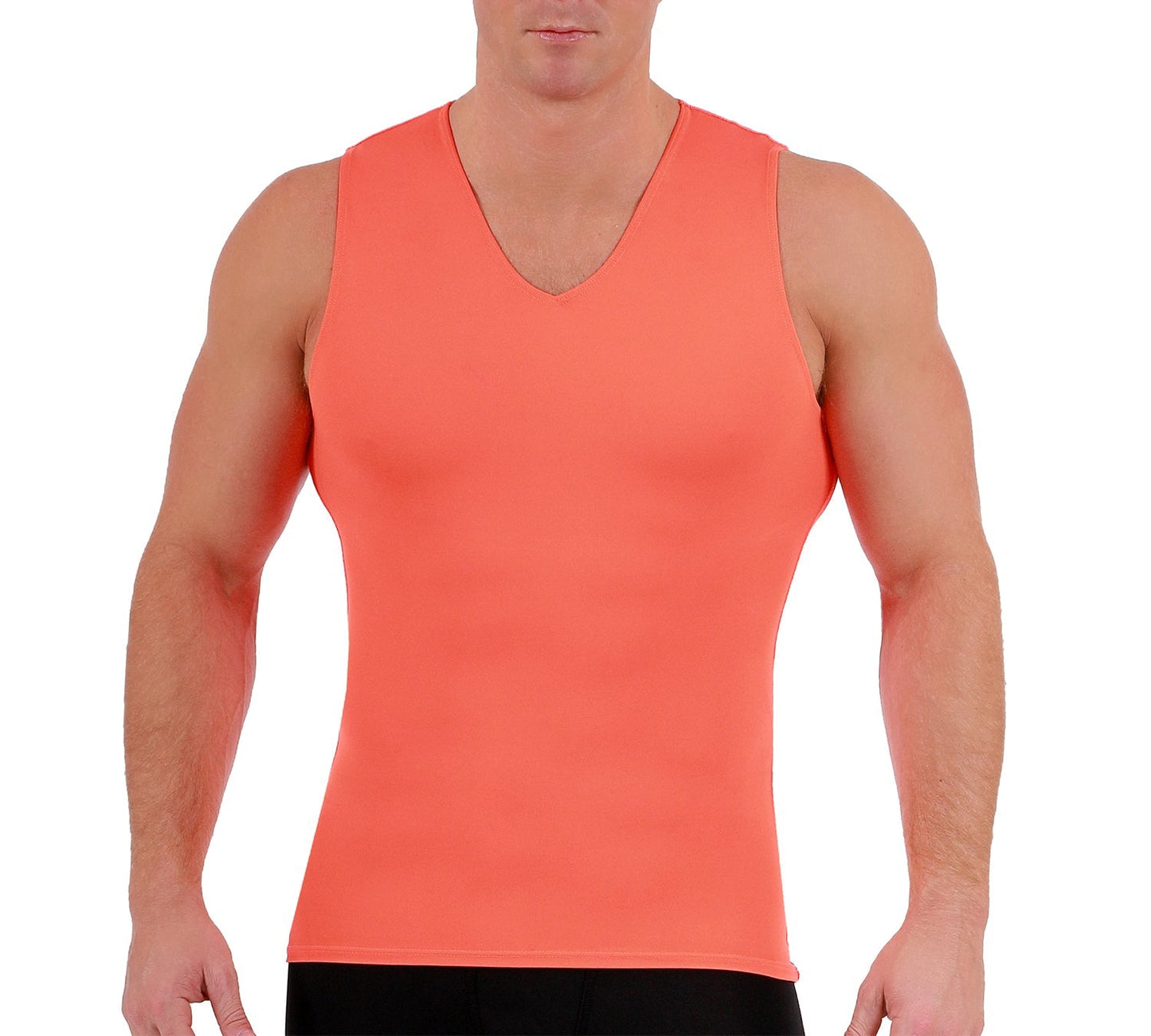Insta Slim I.S.Pro USA Medium Compression Sleeveless V-Neck Tank 2VAT0N1