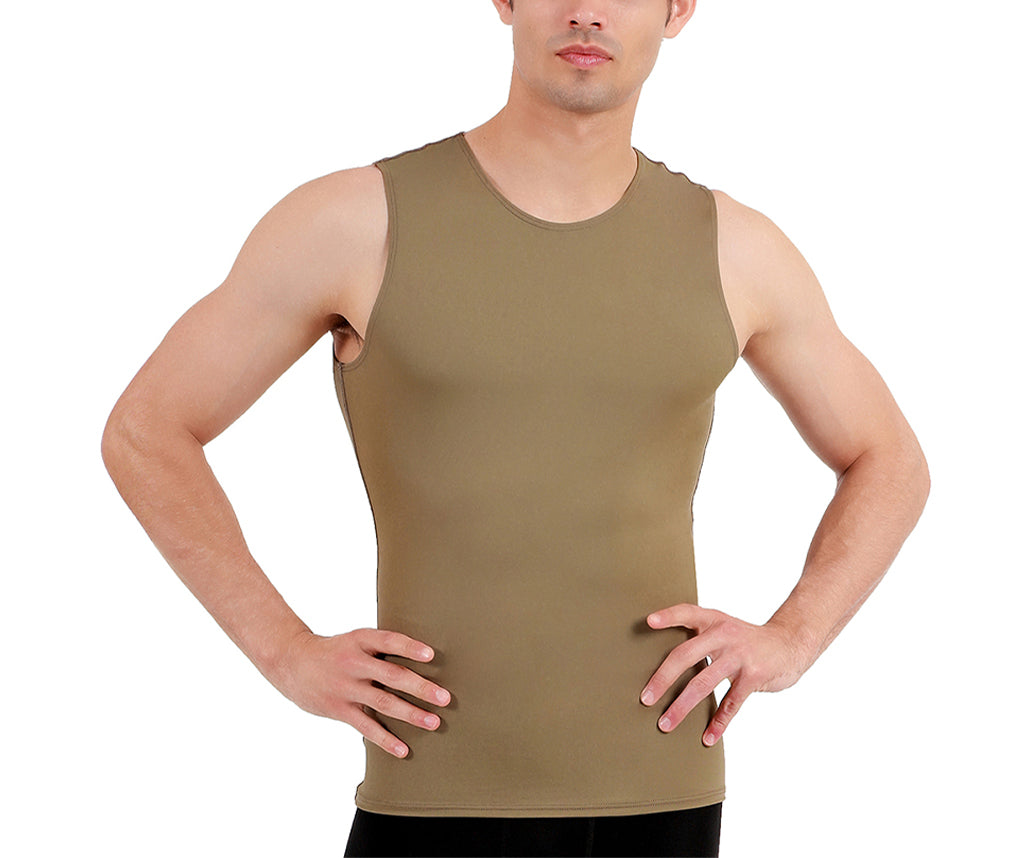 Insta Slim Medium Compression Sleeveless Crew Tank 2TAT0N1