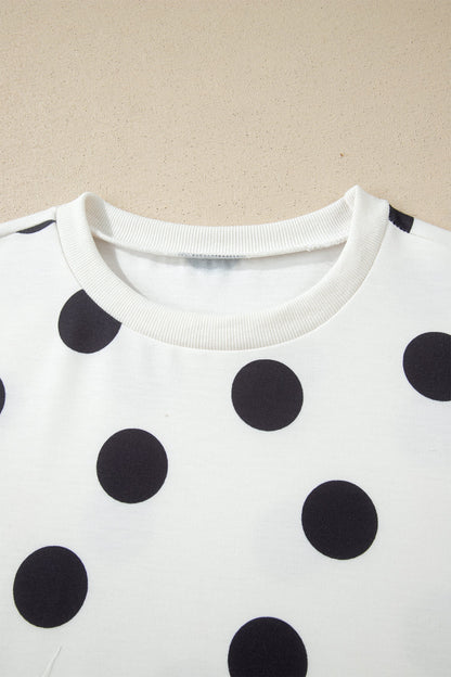 Aurelia Dot Short Sleeve Top Set
