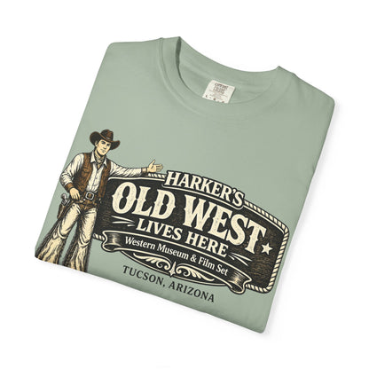 Harker's Old West Lives Here T-Shirt — Vintage Cowboy Tucson Arizona Tee