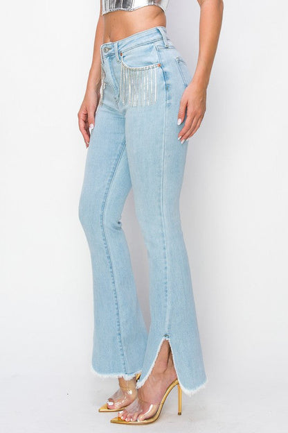 Adalynn Plus High Rise Boot Cut Jeans
