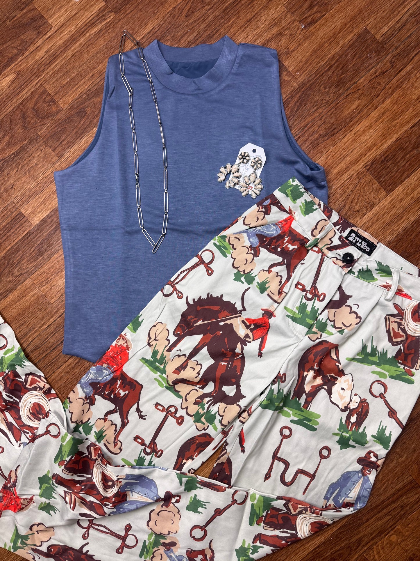 The Cloud Basic Mock Tank *Denim