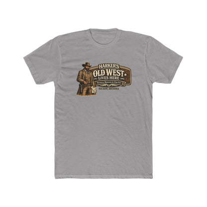 Harker's Bounty Hunter  — 'Old West Lives Here' Vintage Western Ranch Tee