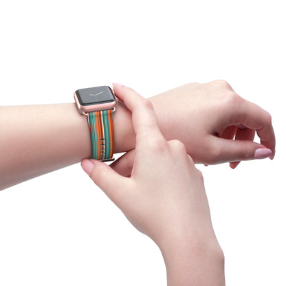 Serape Striped Watch Band - Colorful Western Accessory for Every Occasion