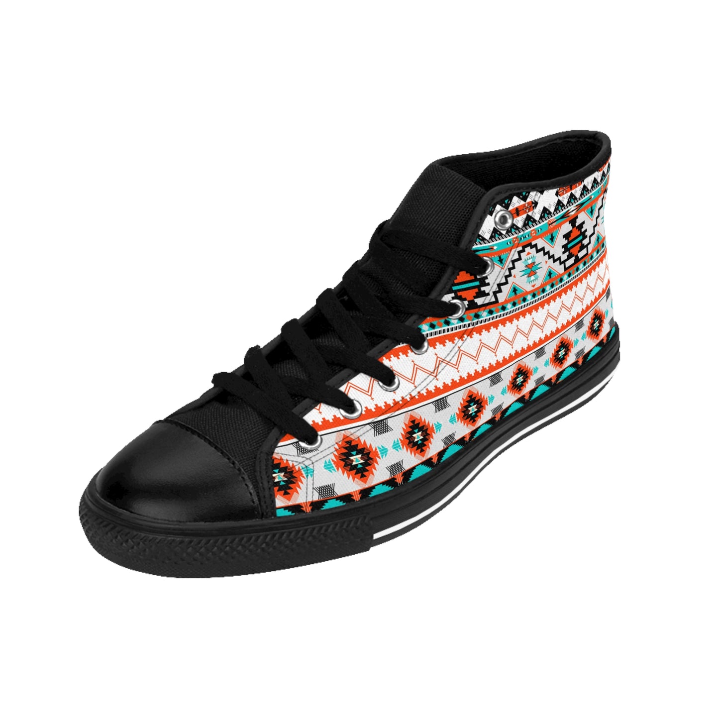 Desert Vibes Bohemian Women's Classic Sneakers, Trendy High-Top Shoes, Stylish Footwear for Every Occasion, Unique Gift for Her, Festival Ready