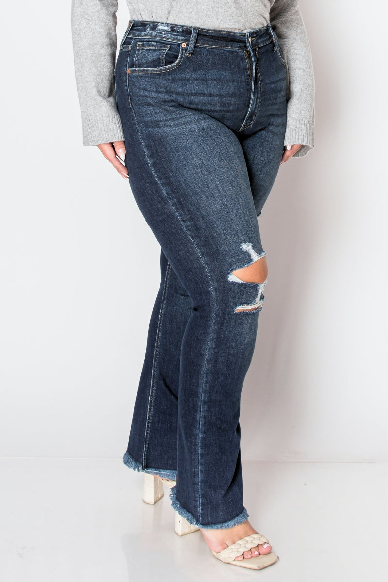Leah Plus High Rise Western Boot Jeans