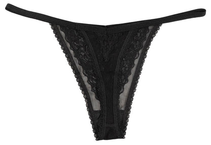 Mesh and Lace Thong
