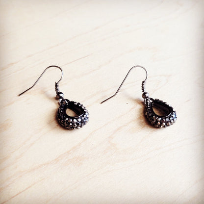 **Shadow Sparkle Drop Earrings 219ch