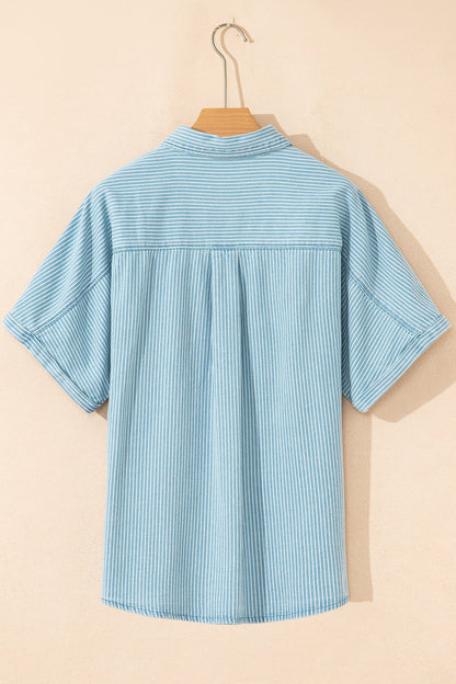 Anais Sleeve Up Loose Shirt