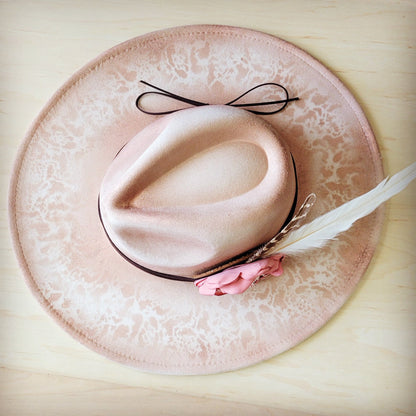 CUSTOM Hand-Painted Cowgirl Western Boho Hat A121