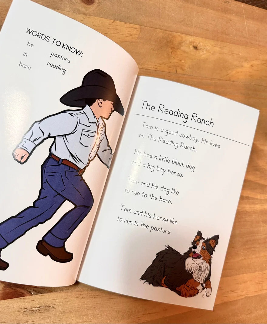 Bored On The Range: The Reading Ranch - Cowboy Tom Storybook