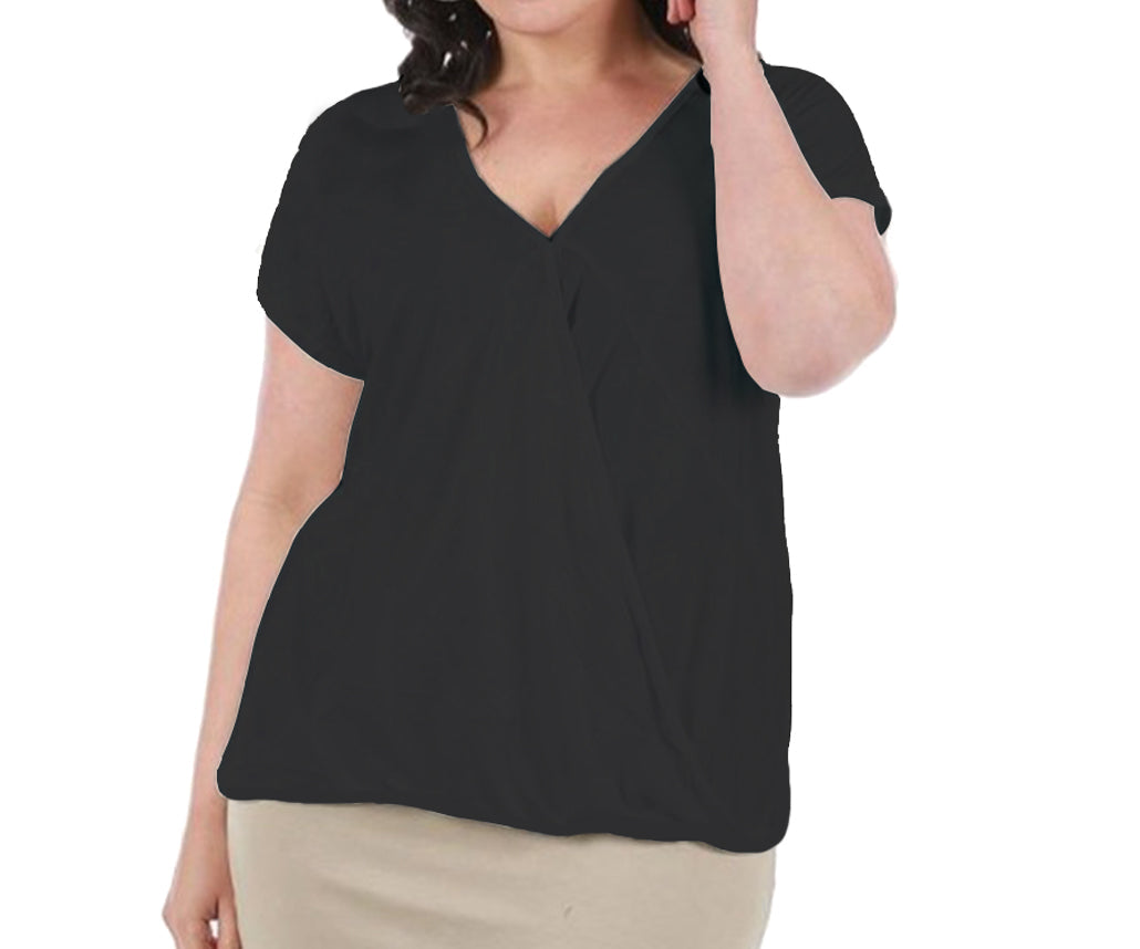 Top w/Front Overlap & Lace Inset 3533248