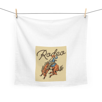Vintage Rodeo -Themed Cotton Tea Towel for Rodeo Life Lovers
