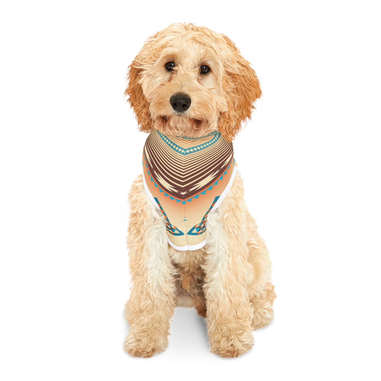 Southwestern Diamond Pet Hoodie — Aztec Print Dog/Cat Hoodie
