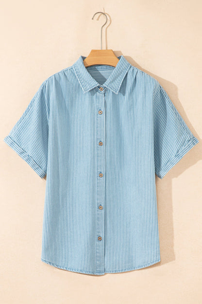 Anais Sleeve Up Loose Shirt