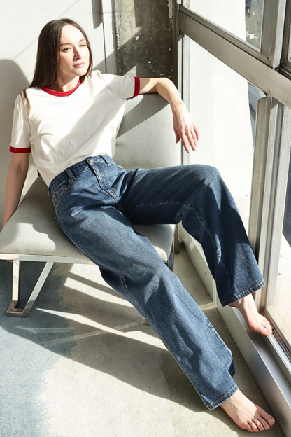 Relaxed High Rise Palazzo