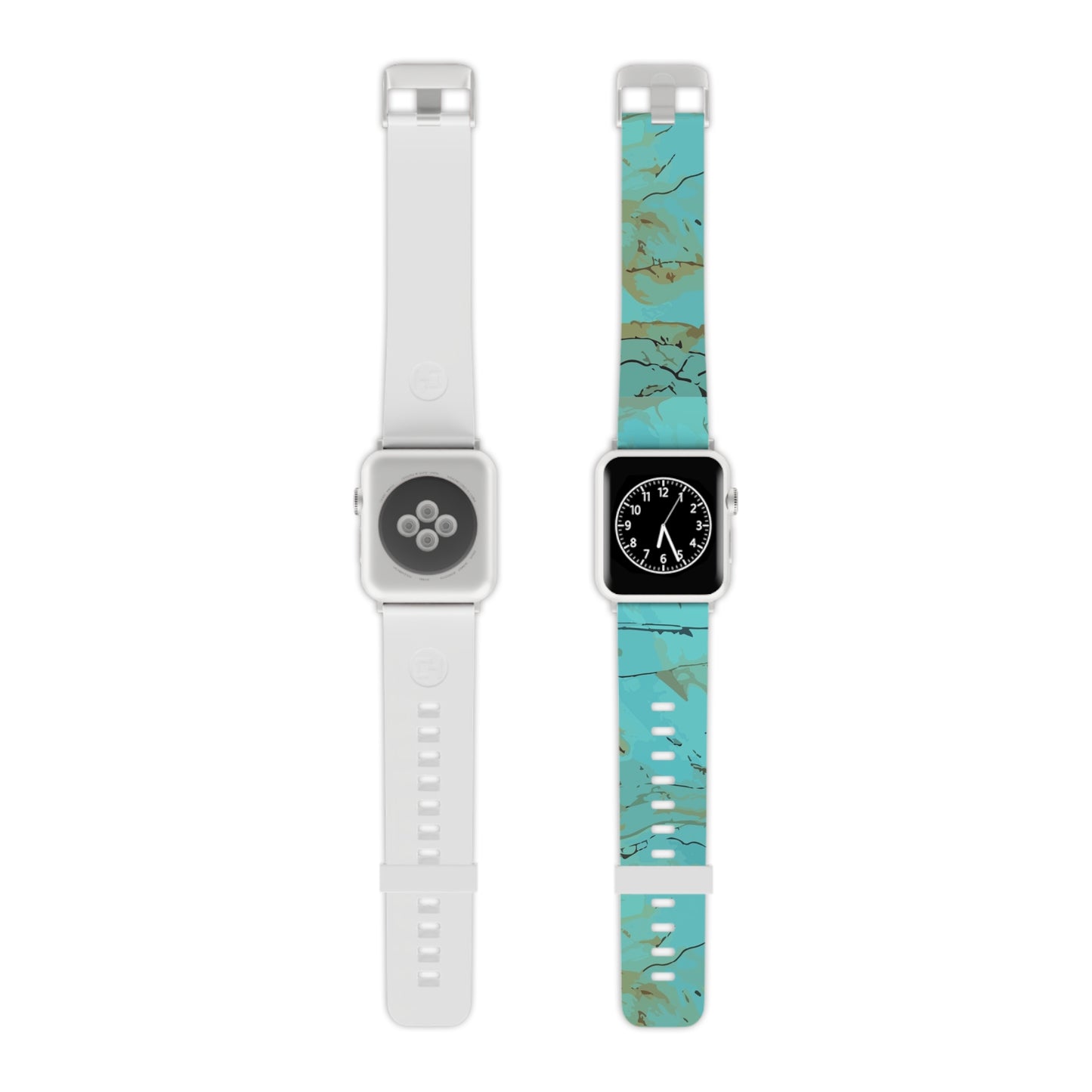 Turquoise Marble Art Apple Watch Band