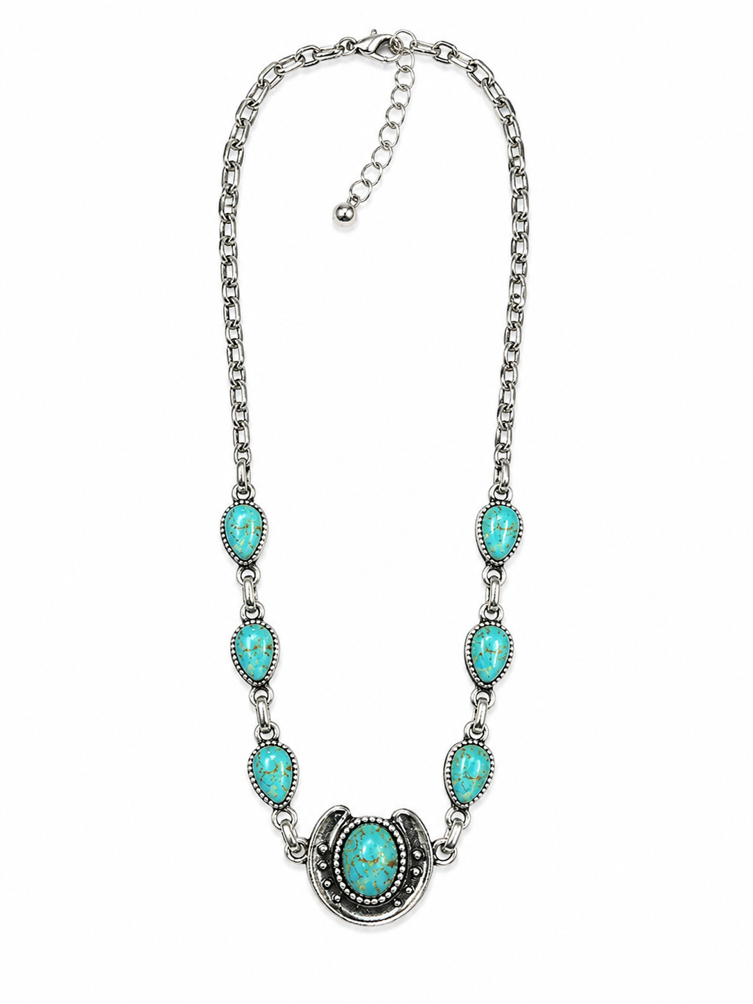 Gem Illusions™ Horse Shoe Love Necklace