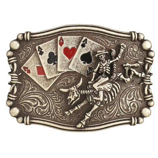 Nocona Risky Rider - Men's Belt Buckle