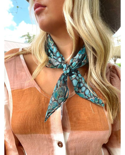 Junk Gypsy Turquoise Concho Bandana