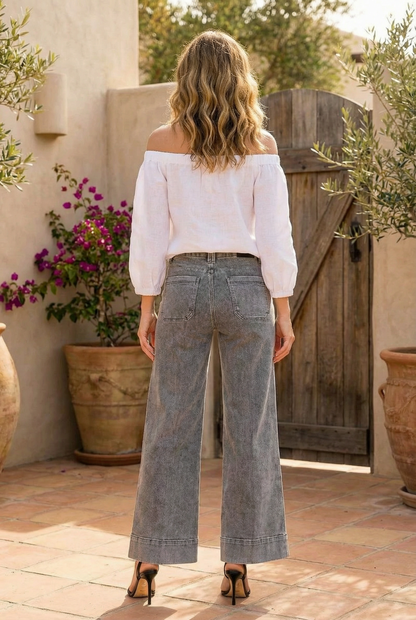 High Rise the Perfect Palazzo Jeans