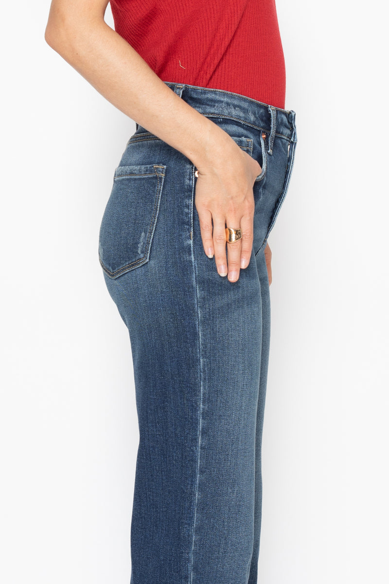 Tummy Control High Rise Straight Jean