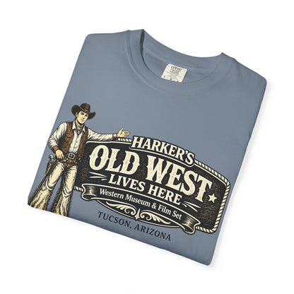 Harker's Old West Lives Here T-Shirt — Vintage Cowboy Tucson Arizona Tee