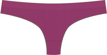 Seamless Ribbed Thong