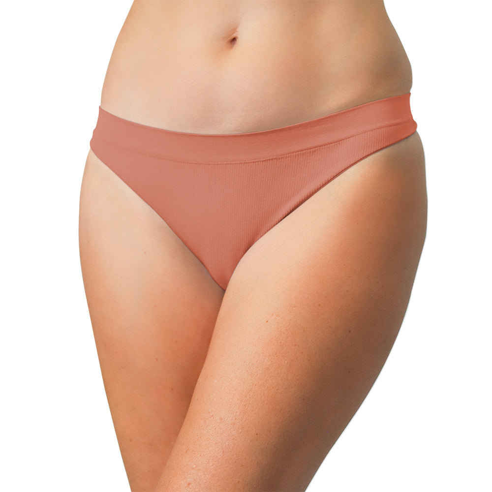 Seamless Ribbed Thong