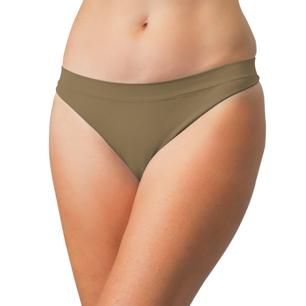 Seamless Ribbed Thong