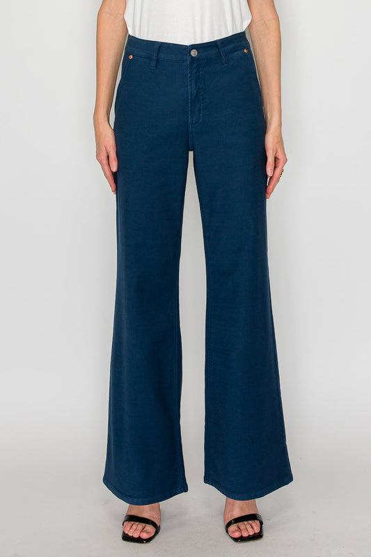 Anastasia Tummy Control High Rise Wide Flare Jeans