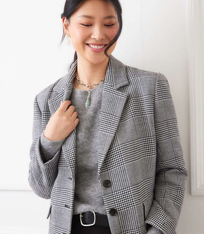Houndstooth Blazer