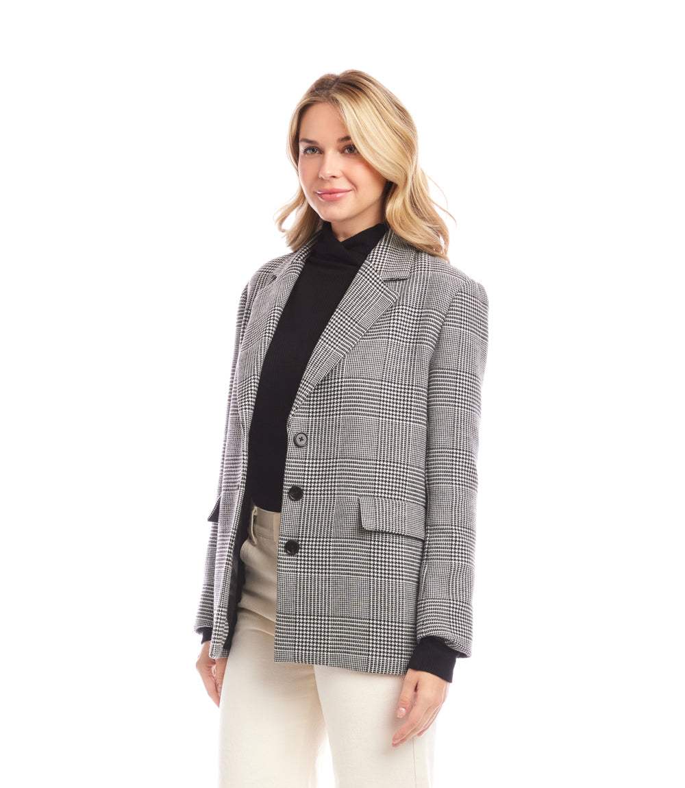 Houndstooth Blazer