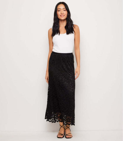 Lace Midi Skirt