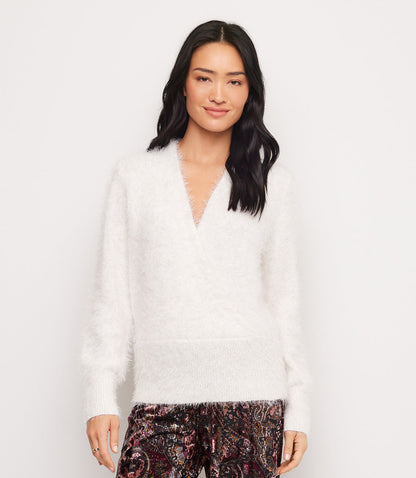 Eyelash Wrap Sweater