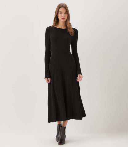 Seamless Sweater Midi Dress