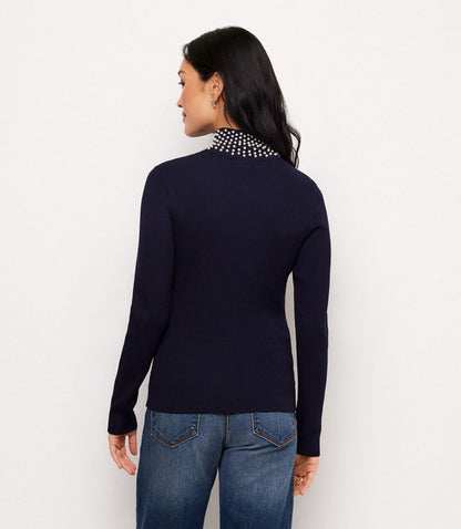 Pearl Turtleneck Sweater