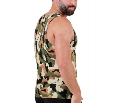 Insta Slim Big and Tall Camo Activewear Muscle Tank 3MAT001BT