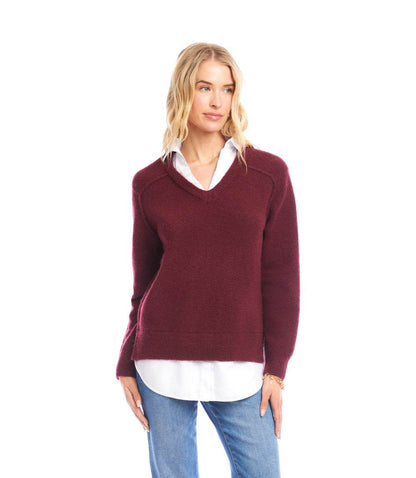 Petite Size Layered Sweater