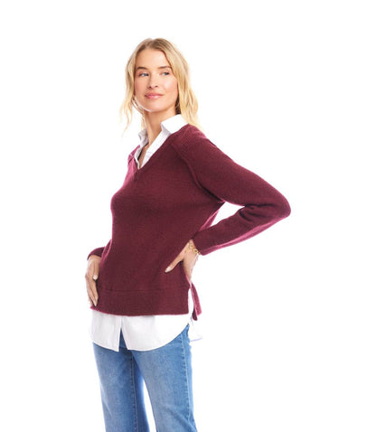 Petite Size Layered Sweater