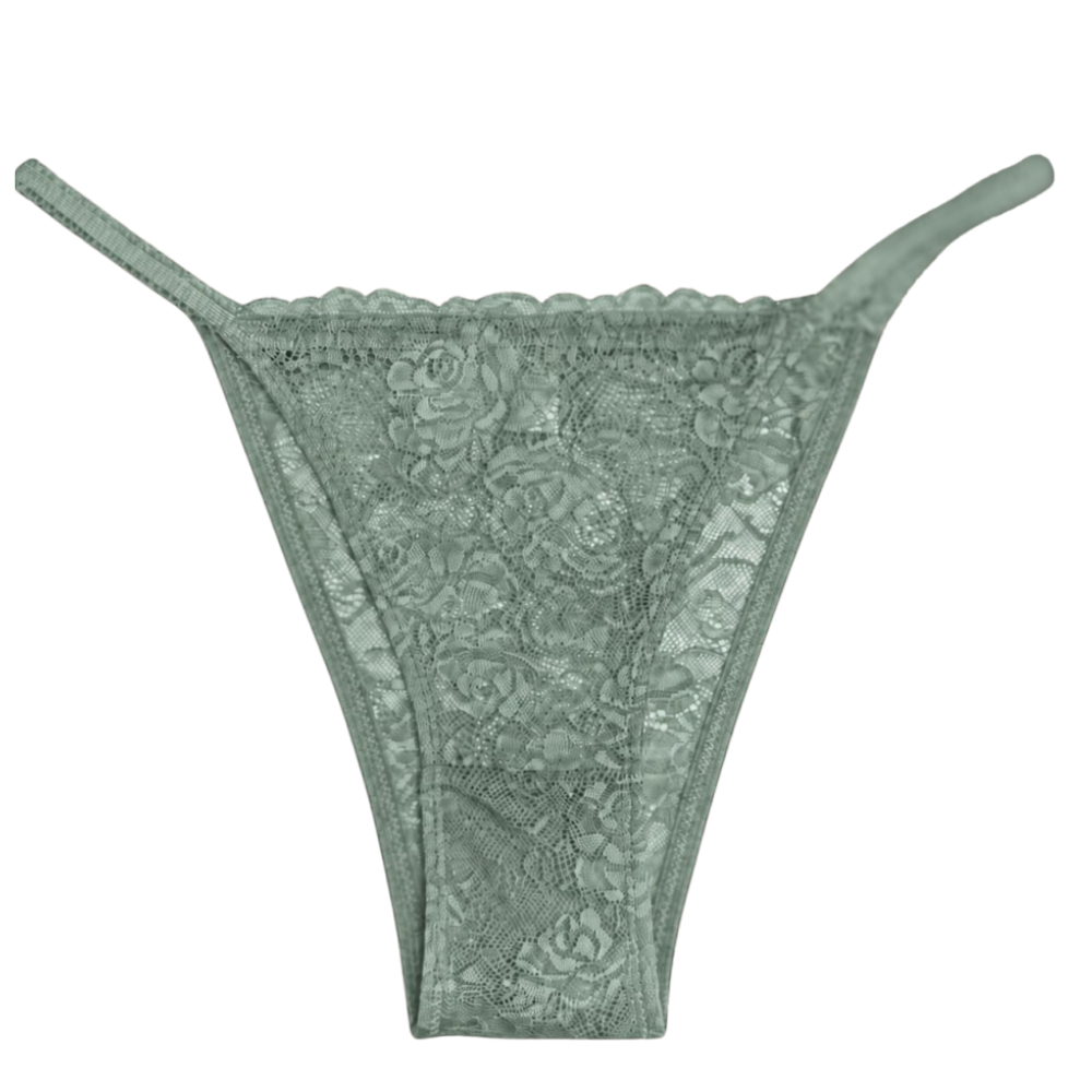 Lace Cheeky with Picot Elastic Sides, XS-XL