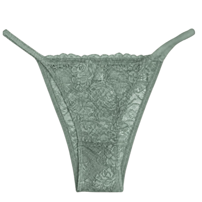 Lace Cheeky with Picot Elastic Sides, XS-XL