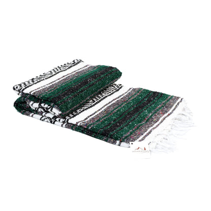 Green Mexican Falsa Yoga Blanket