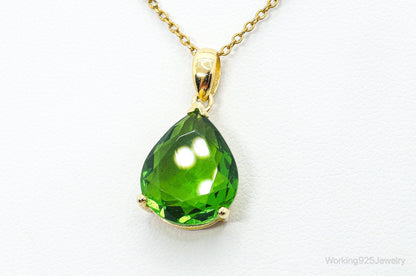 Designer STAUER Period Gold Vermeil Sterling Silver Necklace