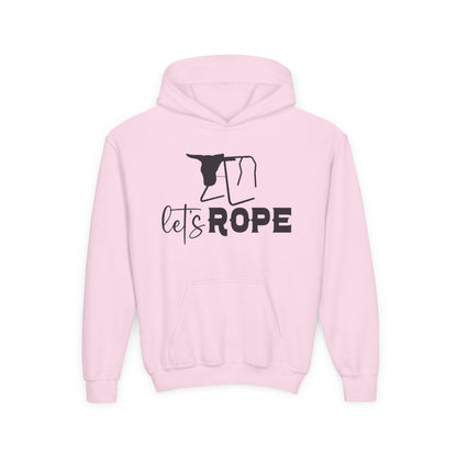 Let's Rope Youth Western Hoodie | Kids Rodeo Cowboy Sweatshirt