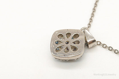 Designer Ryze Cubic Zirconia Sterling Silver Necklace