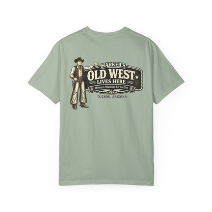 Harker's Old West Lives Here Unisex T-Shirt — Harker’s Tucson Vintage Western Tee