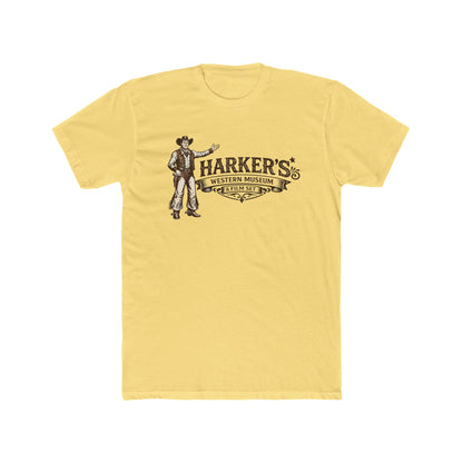 Harker's Western Unisex Tee — Vintage Cowboy Graphic T-Shirt
